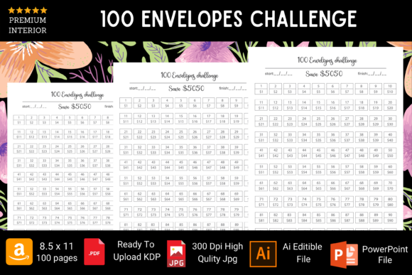 A Fun, Simple Savings Challenge with KDP-Ready Design