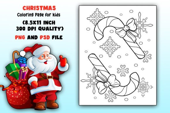 A Premium Christmas Coloring Book Template