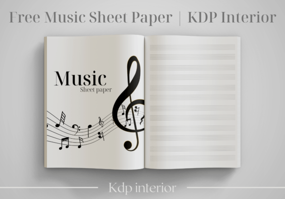 A Ready-to-Print Music Sheet Interior for Amazon KDP