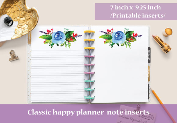Classic Happy Planner Note Pages: A Creative Touch for Personal & Professional Projects