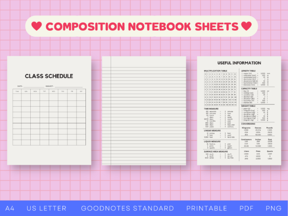 Elevate Your Productivity with Composition Notebook Interior Sheets
