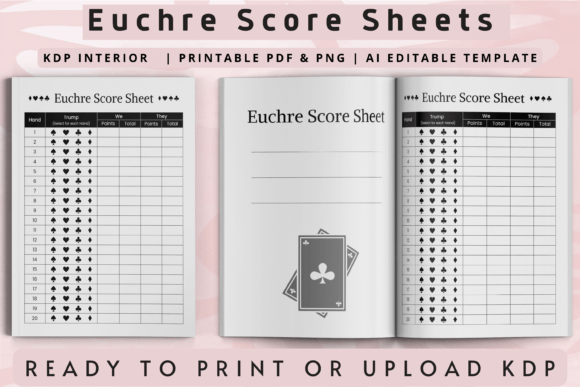 Mastering Your Amazon KDP Business with Euchre Score Sheets KDP Interior