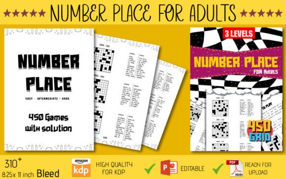 Number Place Puzzles for Adults: A Brain-Stimulating Activity Book