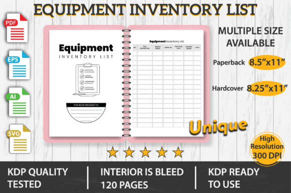 The Complete Guide to an Equipment Inventory List KDP Interior