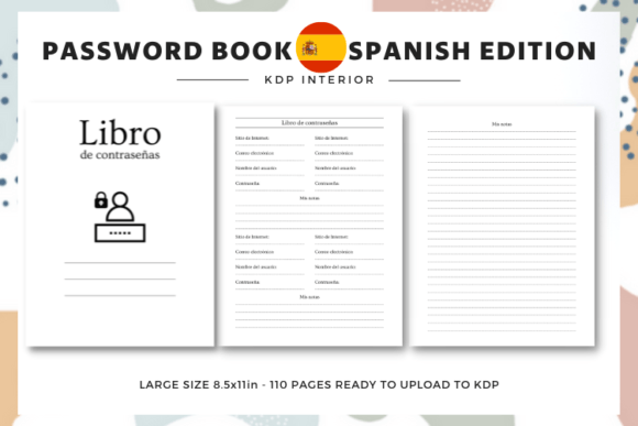 The Essential Password Book Spanish Edition Interior
