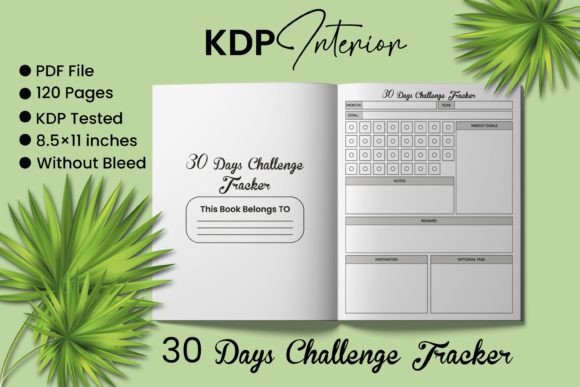 The Power of Tracking: Why a 30 Days Challenge Tracker Log Book is Your Catalyst for Change