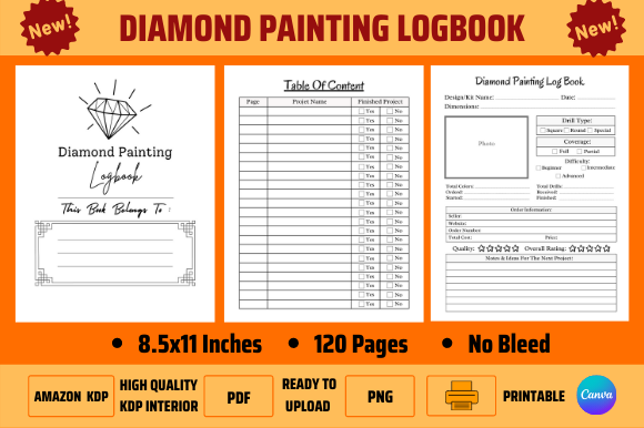 Your Strategic Companion: The Diamond Painting Logbook